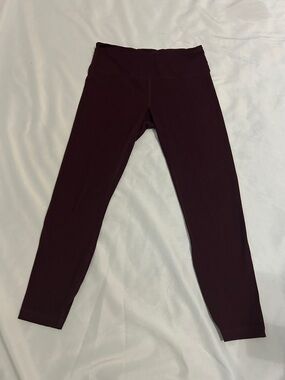 Women’s Solid red/black marbled Leggings - Comfortable Everyday Bottoms